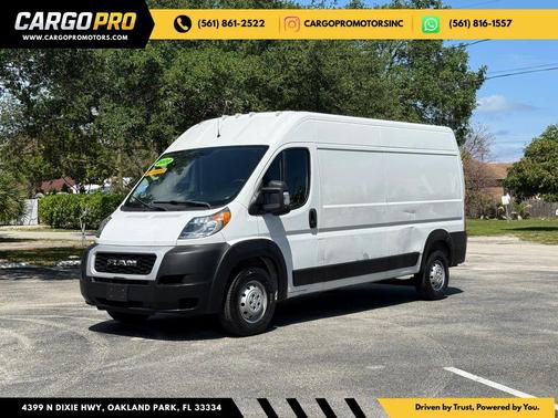 Bright White Clearcoat 2020 RAM ProMaster 2500 High Roof