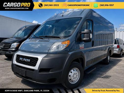 Black Clearcoat 2019 RAM ProMaster 3500 High Roof