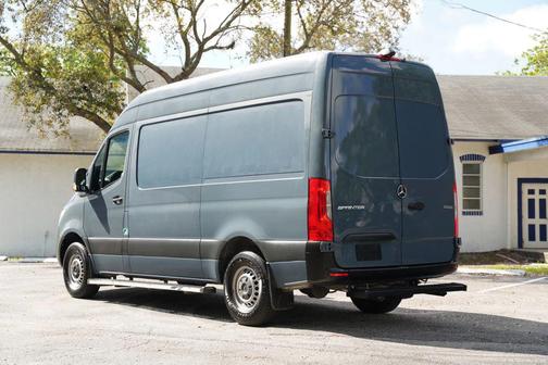 Gray 2019 Mercedes-Benz Sprinter 2500 High Roof w/144 WB Van 3D