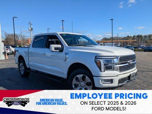 White Metallic 2026 Ford F-150 Platinum