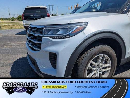 White Metallic 2026 Ford Explorer Active