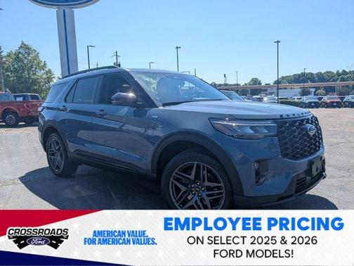 Blue 2026 Ford Explorer ST-Line