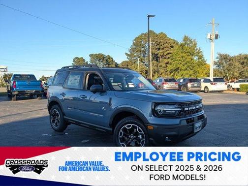 Azure Gray Metallic 2025 Ford Bronco Sport Outer Banks