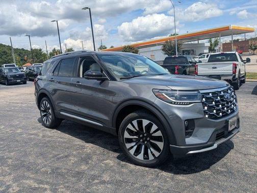 Gray Metallic 2026 Ford Explorer Platinum