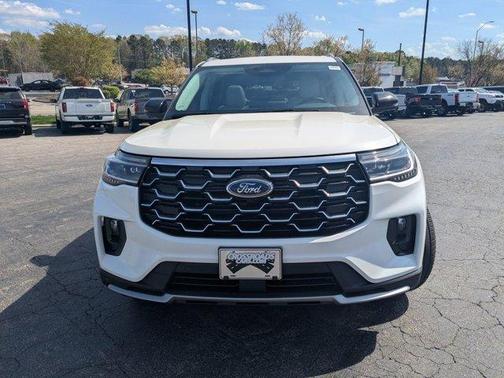 White 2026 Ford Explorer Platinum