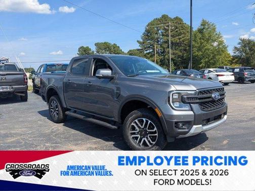 Gray Metallic 2025 Ford Ranger Lariat