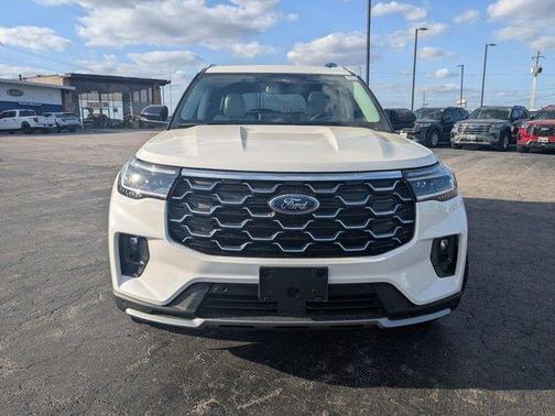 White 2026 Ford Explorer Platinum