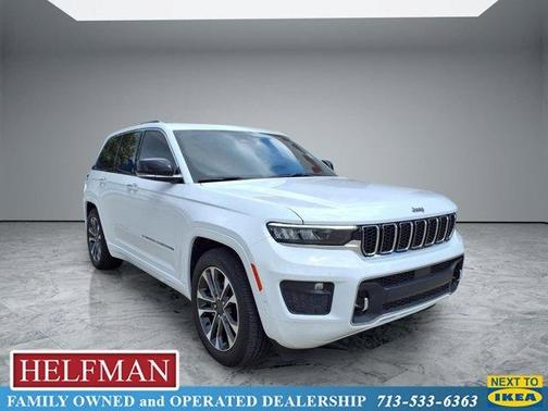 Bright White Clearcoat 2022 Jeep Grand Cherokee Overland