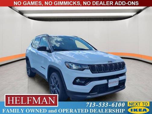 Bright White Clearcoat 2026 Jeep Compass Limited
