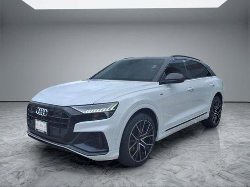 Glacier White Metallic 2020 Audi Q8 55 Prestige