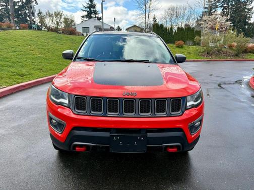 Spitfire Orange Clearcoat 2017 Jeep New Compass Trailhawk