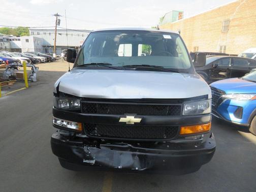 Silver Ice Metallic 2023 Chevrolet Express 3500 RWD 3500 Regular Wheelbase WT