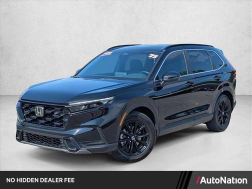 Crystal Black Pearl 2025 Honda CR-V Hybrid Sport FWD