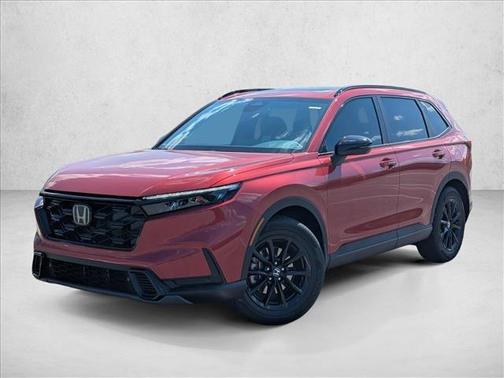 Radiant Red Metallic 2026 Honda CR-V Hybrid Sport-L FWD