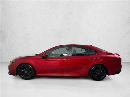 Supersonic Red 2025 Toyota Camry SE