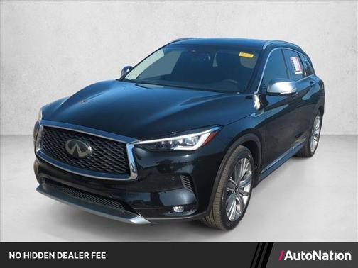 Black Obsidian 2021 INFINITI QX50 SENSORY AWD