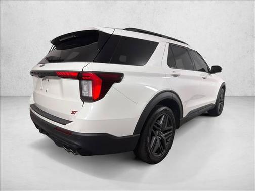 Star White Metallic Tri-Coat 2025 Ford Explorer ST