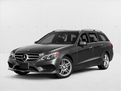 Blue 2016 Mercedes-Benz E-Class 4MATIC