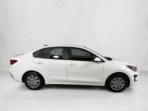 Clear White 2022 Kia Rio S