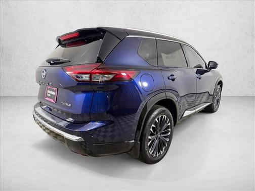 Deep Ocean Blue Pearl/Super Black 2024 Nissan Rogue Platinum