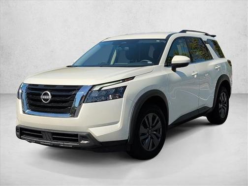 Pearl White Tricoat 2024 Nissan Pathfinder SV FWD
