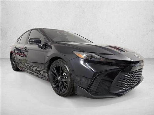 Midnight Black Metallic 2025 Toyota Camry SE