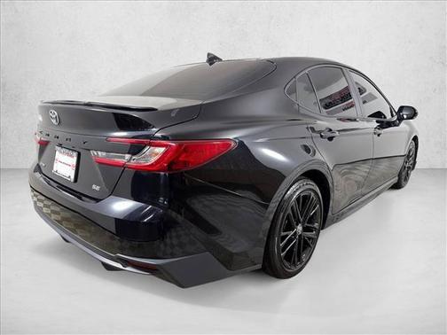 Midnight Black Metallic 2025 Toyota Camry SE
