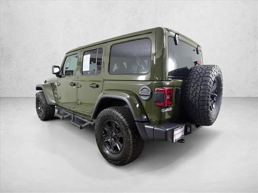 Sarge Green Clearcoat 2024 Jeep Wrangler 4-Door Sahara 4x4