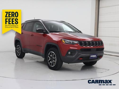 Red 2025 Jeep Compass Trailhawk