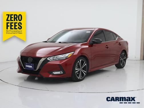 Red 2022 Nissan Sentra SR