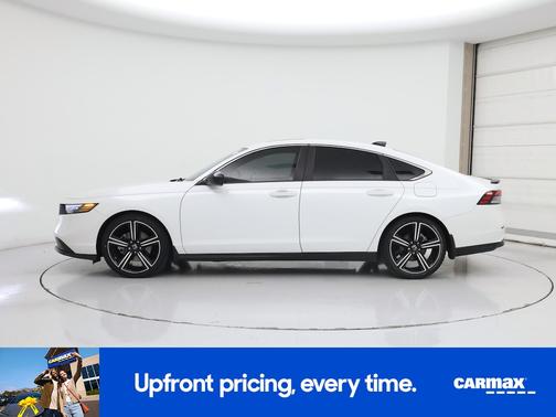 White 2023 Honda Accord Hybrid Sport