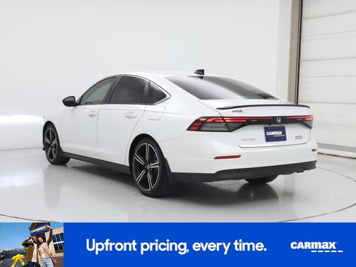 White 2023 Honda Accord Hybrid Sport