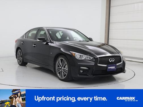 Black 2014 INFINITI Q50 Sport