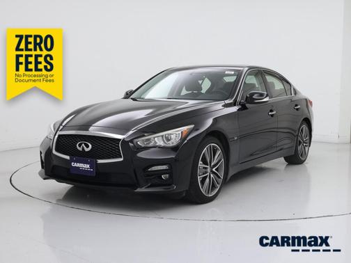 Black 2014 INFINITI Q50 Sport
