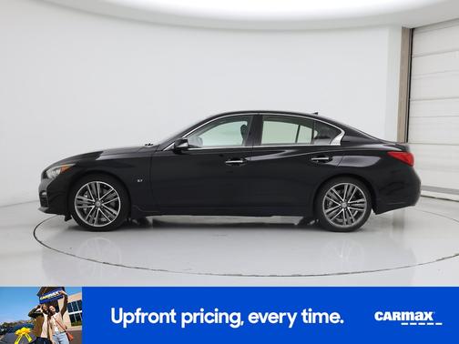Black 2014 INFINITI Q50 Sport