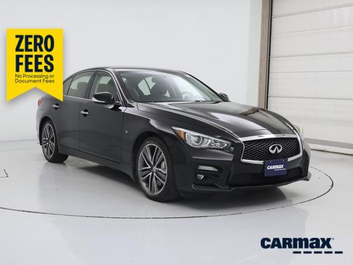 Black 2014 INFINITI Q50 Sport