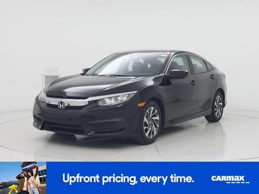 Black 2017 Honda Civic EX