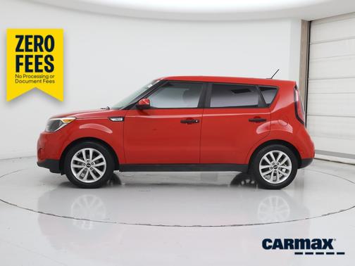 Red 2018 Kia Soul +