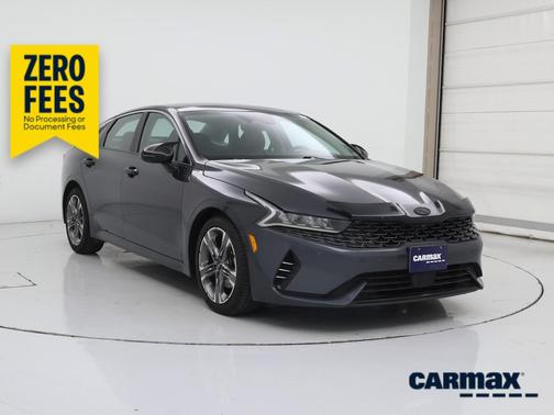 Gray 2022 Kia K5 EX