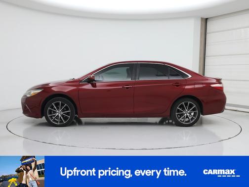 Red 2017 Toyota Camry XSE