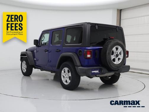 Blue 2020 Jeep Wrangler Sport S