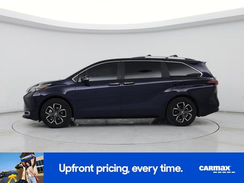 Blue 2025 Toyota Sienna Platinum