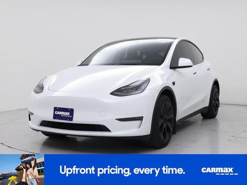 White 2025 Tesla Model Y Long Range
