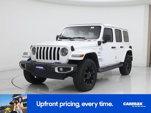 White 2022 Jeep Wrangler Unlimited 4xe Unlimited Sahara