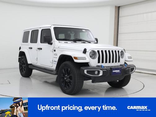 White 2022 Jeep Wrangler Unlimited 4xe Unlimited Sahara