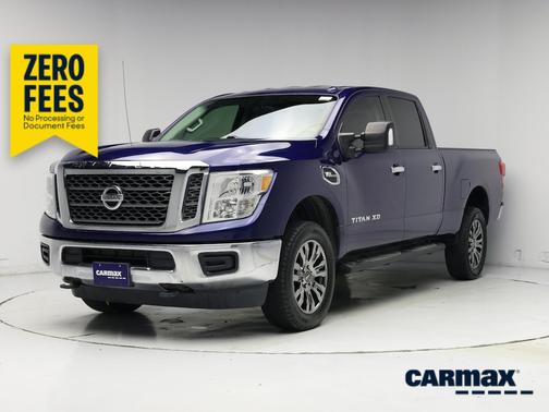 Blue 2018 Nissan Titan XD SV