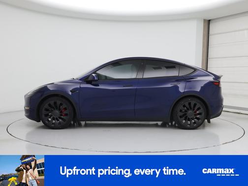 Blue 2022 Tesla Model Y Performance
