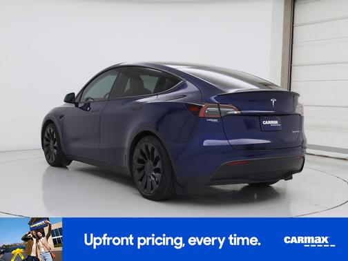 Blue 2022 Tesla Model Y Performance