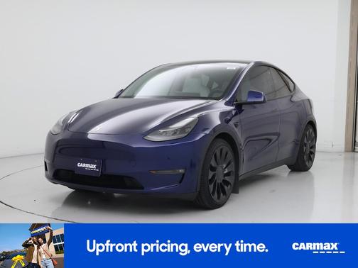 Blue 2022 Tesla Model Y Performance