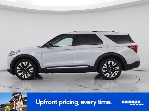 White 2025 Ford Explorer Platinum
